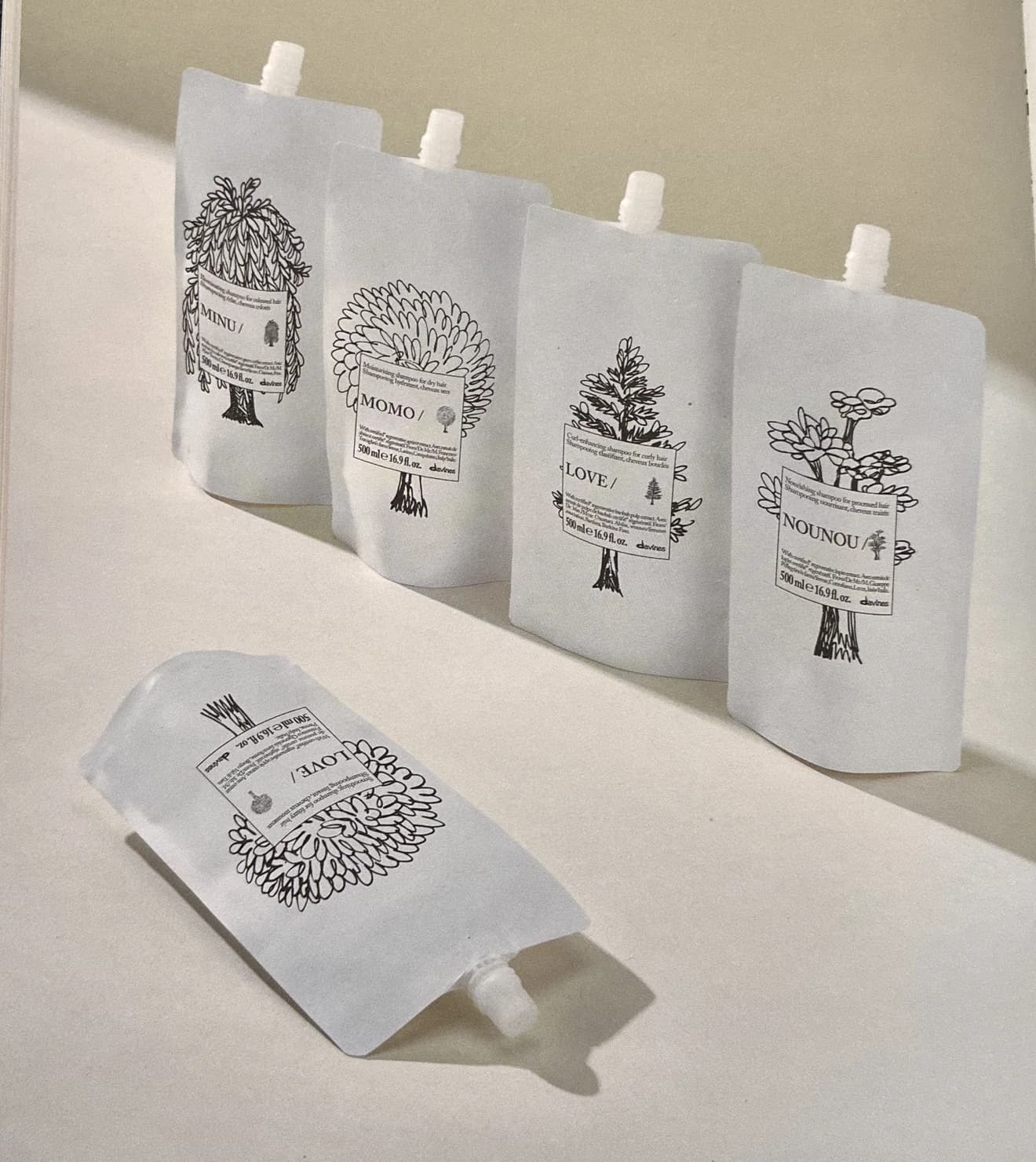 Davines Nachfüllbeutel der Essential Haircare Linien